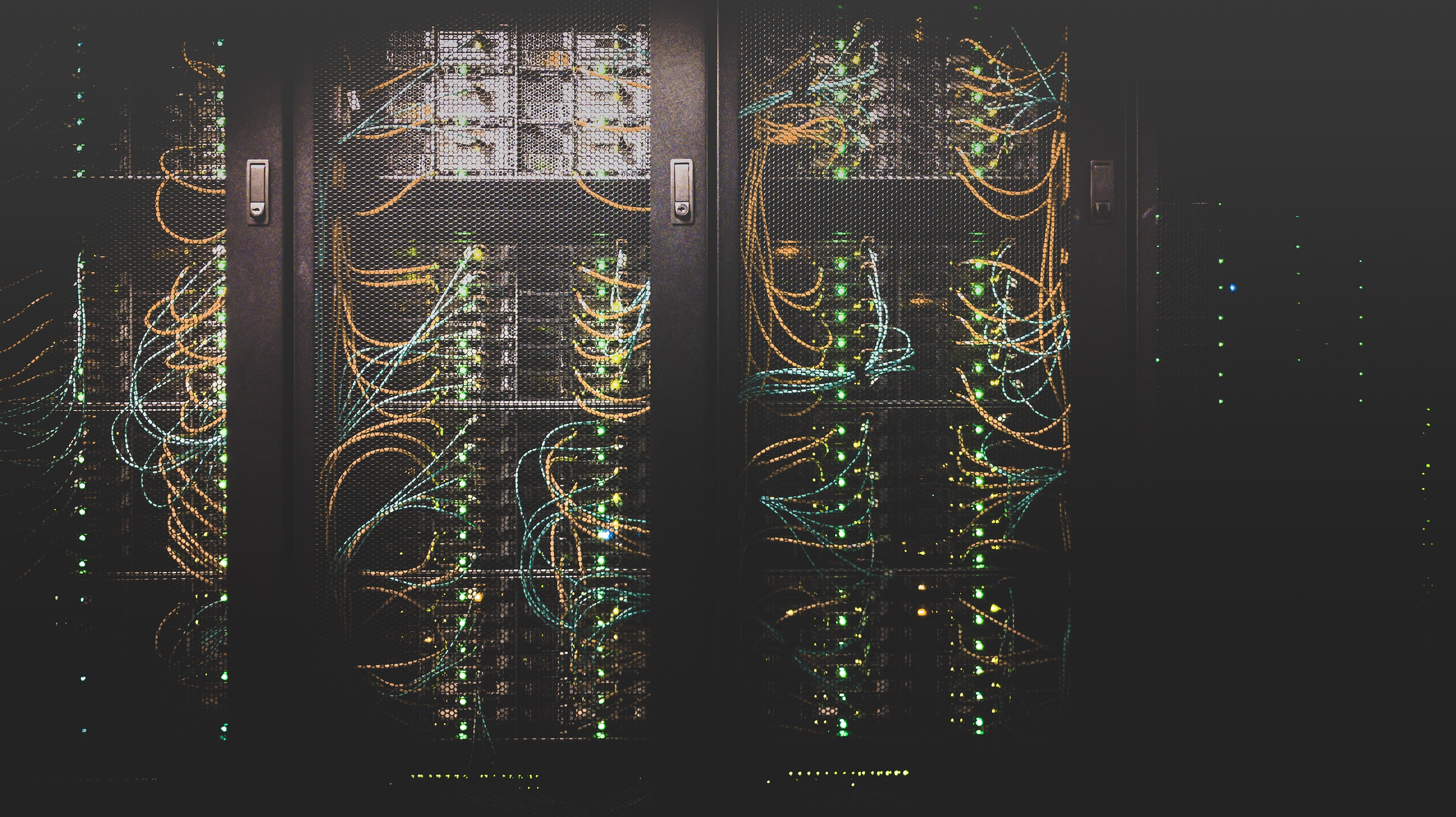 Image of servers handling data